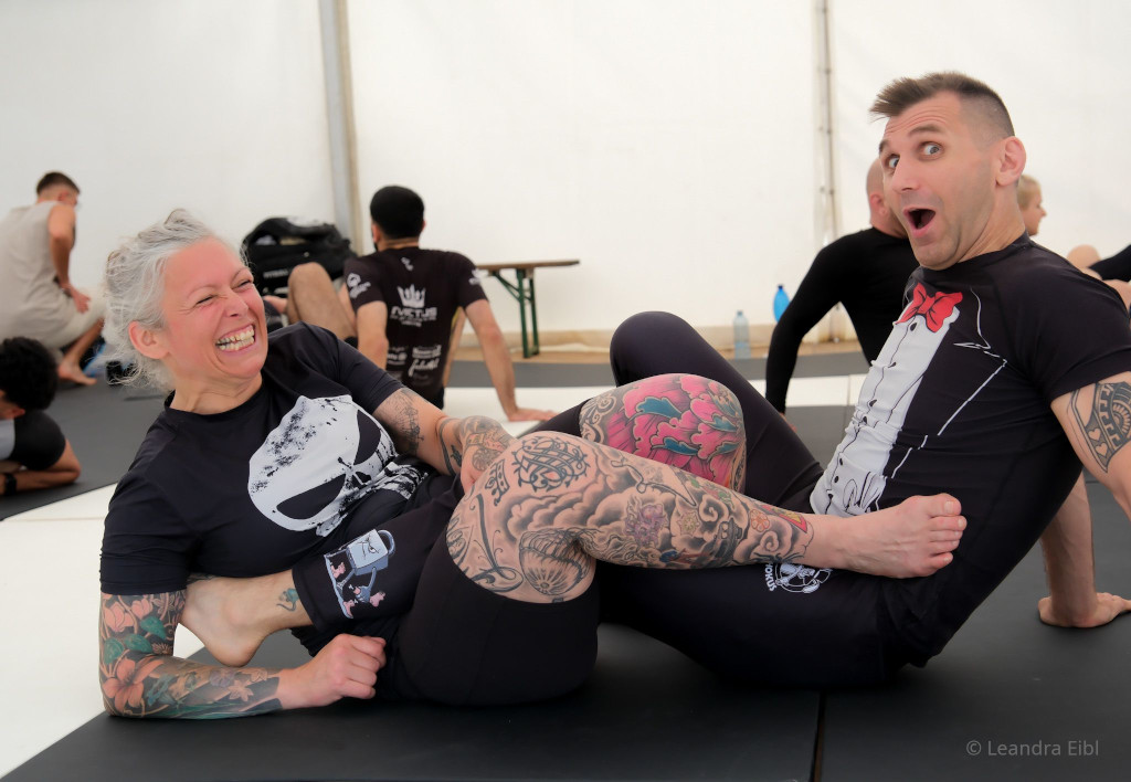 BJJ Anfänger Training Wien - kontrolliertes Techniktraining